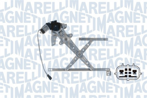 Macara geam Fata Stanga (electric, cu motor, numar de usi: 4) potrivit HONDA CIVIC IX 02.12-12.16