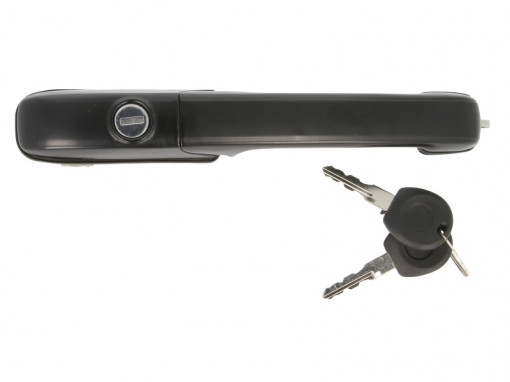 Maner usa Fata Stanga cu cheie, exterior, cu incuietoare, negru potrivit VW PASSAT B3/B4 1.6-2.9 1988-1997