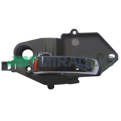 Maner usa Fata Stanga (interior, Versiunea 3D, crom) potrivit ABARTH 500 / 595 / 695, 500C / 595C / 695C; FIAT 500; IVECO EUROCARGO I-III 0.9-Electric 01.91-