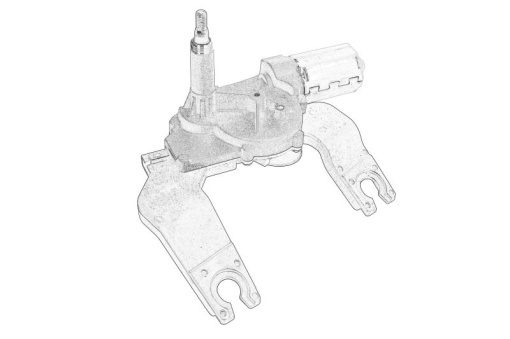 Motor stergator spate potrivit HYUNDAI I30; KIA CEE'D 12.06-12.12