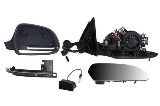 Oglinda dreapta (electric, cu memorie, convex, cu incalzire, asistent pentru schimbarea benzii, subacoperit, pliabil electric, cu semnalizator) potrivit AUDI Q3 8U 06.11-07.18 - Img 1