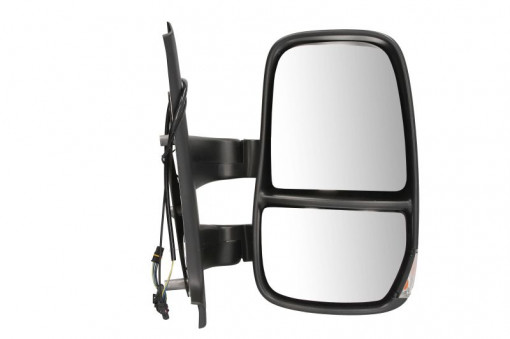 Oglinda dreapta manuala crom, scurt IVECO DAILY intre 2006-2011 - Img 1