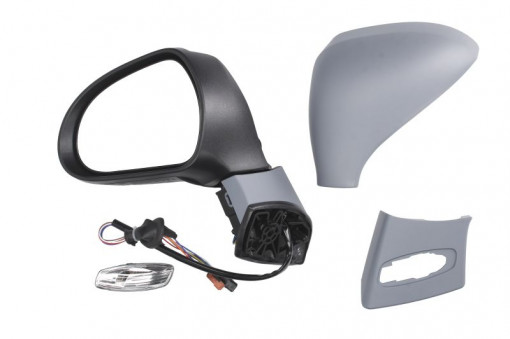 Oglinda stanga electrica incalzita, crom, grunduita, pliabila electric PEUGEOT 308 intre 2007-2014