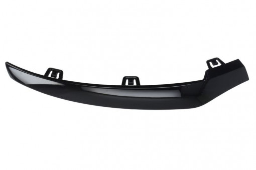 Ornament bara fata dreapta abs, negru lucios potrivit MERCEDES GLC X253 Coupe / SUV 06.15-02.19