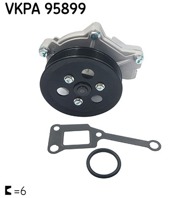 Pompa apa cu garnitura potrivit HONDA CIVIC X; HYUNDAI GRAND SANTA FÉ, IX35, SANTA FE IV, SANTA FE IV/SUV, SANTA FÉ II, SANTA FÉ III, SANTA FÉ III/SUV, SANTA FÉ II/SUV, STARIA 1.6LPG-2.2D 03.06- - Img 1
