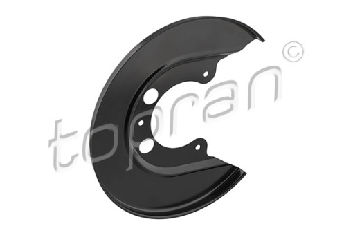 Protectie stropire disc frana Spate Dreapta/Stanga diametru 256mm potrivit AUDI A3, TT; SEAT LEON; VW BORA, BORA I, GOLF IV 1.8-3.2 12.96-06.06