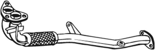 Racord evacuare Fata (lungime:850mm) potrivit VOLVO S40 I, V40; MITSUBISHI CARISMA, SPACE STAR 1.8 07.95-06.06