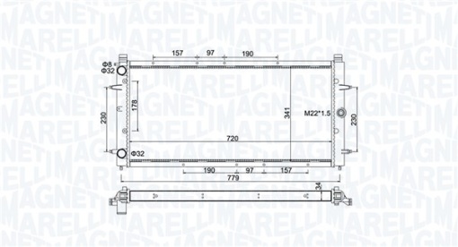 Radiator motor (Automat/Manual) potrivit VW CALIFORNIA T4 CAMPER, TRANSPORTER T4 1.8-2.8