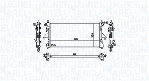 Radiator motor (Manual) potrivit CITROEN JUMPER II; FIAT DUCATO; PEUGEOT BOXER 2.2D/2.3D