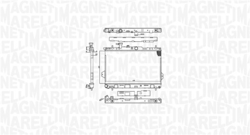 Radiator motor (Manual) potrivit HYUNDAI HIGHWAY, MATRIX, TRAJET 1.6-2.7
