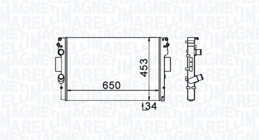 Radiator motor (Manual) potrivit IVECO DAILY IV, DAILY V 2.3D-Electric