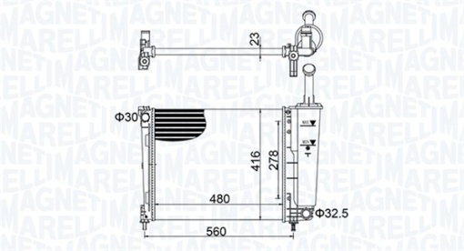 Radiator motor (Manual) potrivit LANCIA YPSILON 1.2/1.2LPG