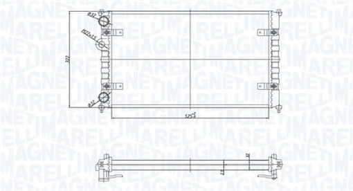 Radiator motor (Manual) potrivit SEAT CORDOBA, CORDOBA VARIO, IBIZA II, INCA, TOLEDO IV; VW CADDY II, CADDY II/MINIVAN, POLO, POLO III CLASSIC 1.2-1.9D