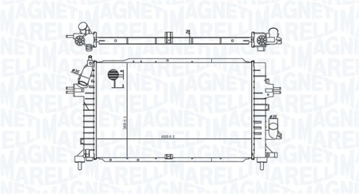 Radiator motor potrivit OPEL ZAFIRA B, ZAFIRA B/MINIVAN 1.7D/1.9D