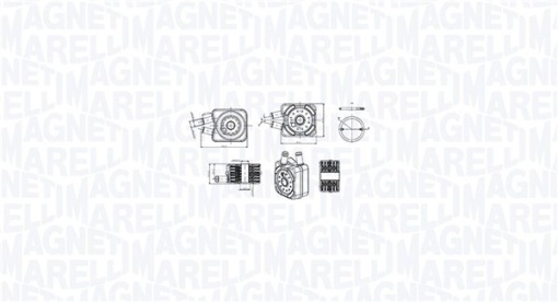 Radiator ulei potrivit AUDI 100 C4, 80 B2, 80 B3, 80 B4, A3, A4 B5, A6 C4, A6 C5, A8 D2, CABRIOLET B3, COUPE B2, COUPE B3; FORD GALAXY I, GALAXY MK I; SEAT AROSA, CORDOBA 1.0-4.2 04.75-12.13