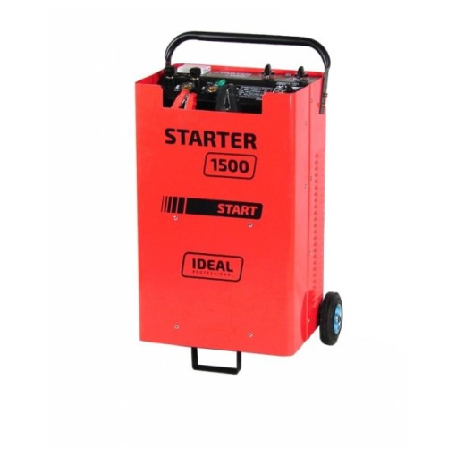 Redresor auto cu functie robot pornire STARTER 1500, tensiune de incarcare: 12/24 V IDEAL, cCA: 1200A, curent de incarcare: 160A, sursa de alimentare: 400V