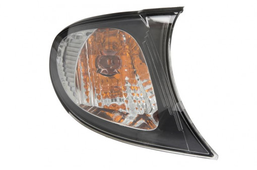 Semnalizator fata Dreapta (transparent, PY21W, rama neagra) potrivit BMW 3 (E46) 1.6-3.2 12.97-12.07 10.01-04.05