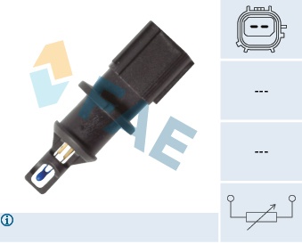 Senzor temperatura aer admisie potrivit CHRYSLER 300C, 300M, PT CRUISER, SEBRING, VOYAGER IV, VOYAGER V; DODGE CALIBER, NEON II, NITRO; JEEP CHEROKEE, COMPASS 1.6-6.1 07.98-