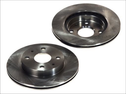 Set discuri frana (2 buc.) Fata Dreapta/Stanga potrivit DAIHATSU CUORE VII, MOVE, SIRION, TREVIS, YRV; TOYOTA DUET 1.0/1.3 04.98-