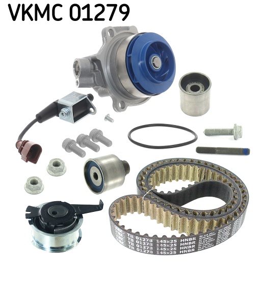 Set pompa apa + curea dintata potrivit AUDI A3, Q2; SEAT ARONA, IBIZA V, LEON, LEON SC, LEON ST; SKODA KAMIQ, KAROQ, OCTAVIA III, SCALA; VW CALIFORNIA T6 CAMPER, CRAFTER 1.6D/2.0D 11.12- - Img 1