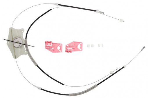 Set reparatie macara geam Fata Stanga (set) potrivit SKODA SUPERB II 03.08-05.15