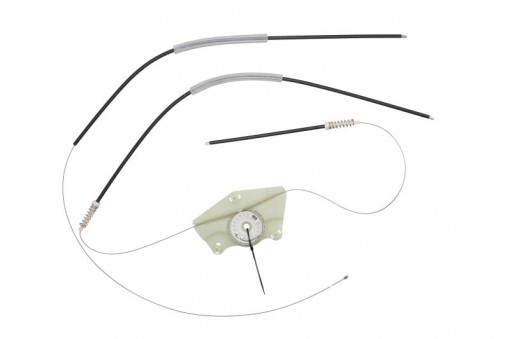 Set reparatie macara geam spate stanga (cabluri, electric) potrivit AUDI A4 B6, A4 B7 11.00-06.08
