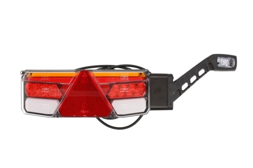 Stop spate dreapta (LED, 12/24V, cu intermitent, cu lumina de ceata, lumina de marșarier, cu lumina stop, lumini parcare, reflector triunghiular, cu lampă cu braț prelungit, indicator dinamic)