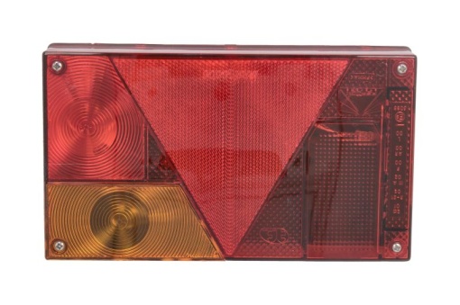 Stop spate dreapta MULTIPOINT I (C5W/P21/5W/P21W, 12V, cu intermitent, cu stop, lumina de parcare, cu iluminare placuta, reflector triunghiular, numar conexiuni: 5, conector: Bayonet 5PIN)