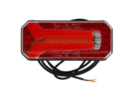 Stop spate stanga/dreapta (LED, 12/24V, cu intermitent, cu stop, lumina de parcare, reflector, indicator dinamic)