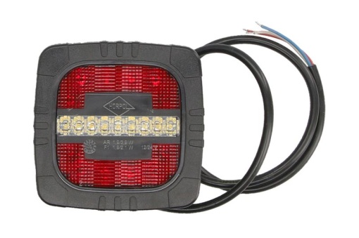 Stop spate stanga/dreapta ROCA (LED, 12/24V, cu lumini ceata, lumina de marșarier, lungime cablu: 1m)