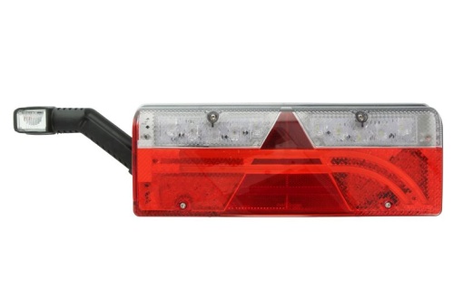 Stop spate stanga EUROPOINT III (LED, 24V, cu intermitent, cu far de ceață, marșarier, cu stop, lumină de parcare, reflector triunghiular, cu lampă cu braț prelungitor, conector: 4x 2PIN/ASS2 7PIN)