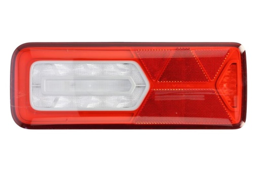 Stop spate stanga LC12T (LED, 24V, cu intermitent, cu far de ceață, lumina de marșarier, cu stop, lumină de parcare, reflector triunghiular) potrivit SCHMITZ