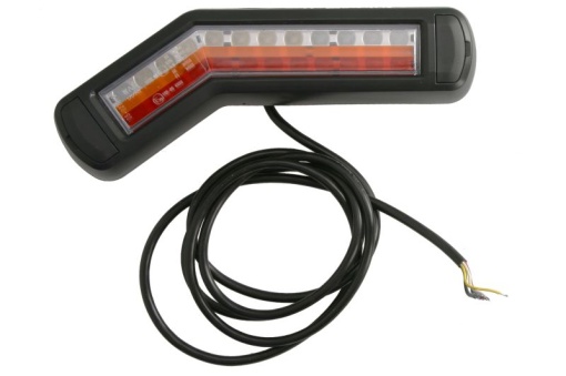 Stop spate stanga (LED, 12/24V, cu intermitent, cu far ceață, lumina de marșarier, cu stop, lumină de parcare, fara proiector, lungime cablu: 0,2m, 269x109/62x47,7mm)