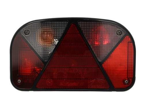 Stop spate stanga MULTIPOINT II (12V, cu intermitent, cu lumina de ceata, cu lumina stop, lumini parcare, reflector triunghiular)