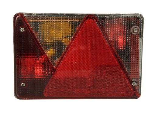 Stop spate stanga MULTIPOINT IV (12V, cu intermitent, cu lumina de ceata, cu lumina stop, lumini parcare, cu lumina placuta inmatriculare, reflector triunghiular, conector: Bayonet 5PIN)