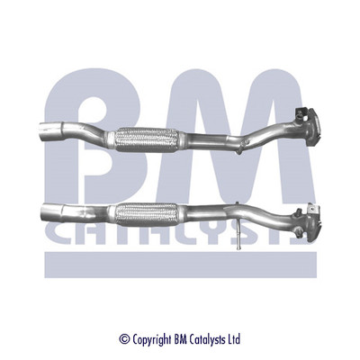 Teava esapament Fata (lungime:720mm) potrivit FIAT 500, 500 C, PANDA, PANDA/HATCHBACK; FORD KA 1.3D 01.06-