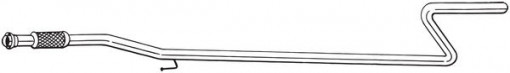 Teava esapament Mijloc potrivit CITROEN C3 II, DS3 1.6D 11.09-