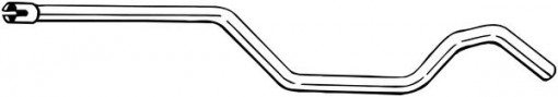 Teava esapament Mijloc potrivit OPEL ZAFIRA B, ZAFIRA B/MINIVAN 1.7D 03.07-04.15