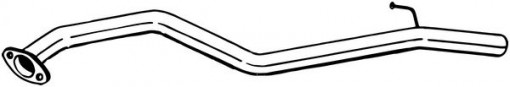 Teava esapament potrivit TOYOTA HILUX VII 2.5D/3.0D 03.05-09.15