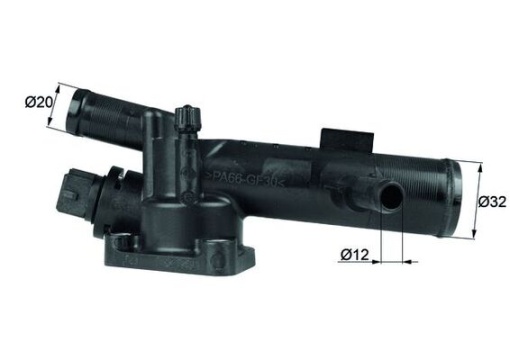 Termostat sistem racire (89°C, in carcasa) potrivit DACIA DUSTER/SUV, LOGAN; NISSAN ALMERA II, KUBISTAR, MICRA III, NOTE; OPEL VIVARO A; RENAULT CLIO II, CLIO II/HATCHBACK 1.5D/1.9D 06.01-