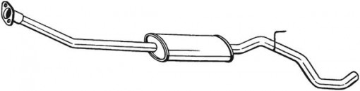 Toba esapament intermediara potrivit NISSAN NOTE 1.4/1.4LPG 01.06-08.13