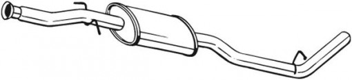 Toba esapament intermediara potrivit RENAULT KANGOO, KANGOO EXPRESS 1.6/1.9D 02.00-