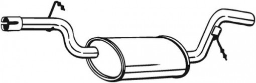 Toba esapament intermediara potrivit VW PASSAT B6 1.6 03.05-06.08