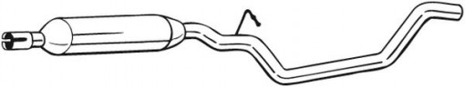 Toba esapament intermediara potrivit VW PASSAT B6 2.0D 08.05-01.12