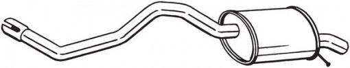 Toba finala esapament potrivit RENAULT CAPTUR I, CLIO IV, CLIO IV/HATCHBACK, CLIO IV/KOMBI 0.9-1.2LPG 11.12-