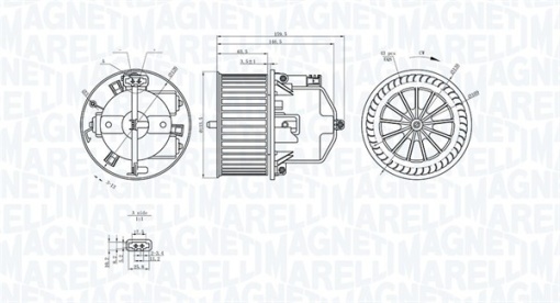 Ventilator habitaclu potrivit LAND ROVER RANGE ROVER EVOQUE 2.0D 06.15-12.19 - Img 1