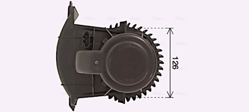 Ventilator habitaclu potrivit VW CALIFORNIA T5 CAMPER, CALIFORNIA T6 CAMPER, MULTIVAN T5, MULTIVAN T6, TRANSPORTER T5, TRANSPORTER T6, TRANSPORTER T6 / CARAVELLE T6 1.9D-3.2 04.03-