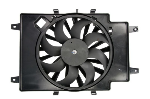 Ventilator radiator (cu carcasa) potrivit ALFA ROMEO 147 1.6/1.6LPG 01.01-03.10