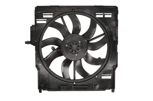 Ventilator radiator (cu carcasa) potrivit BMW X5 (E70), X6 (E71, E72) 3.0D/4.4/4.4H 10.07-07.14