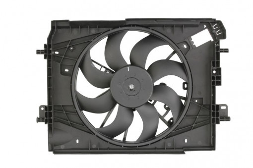 Ventilator radiator (cu carcasa) potrivit DACIA DOKKER, DOKKER EXPRESS/MINIVAN, LODGY, LOGAN II, LOGAN MCV II, SANDERO II; RENAULT CAPTUR I, CLIO IV, CLIO IV/HATCHBACK 0.9-1.6LPG 03.12-